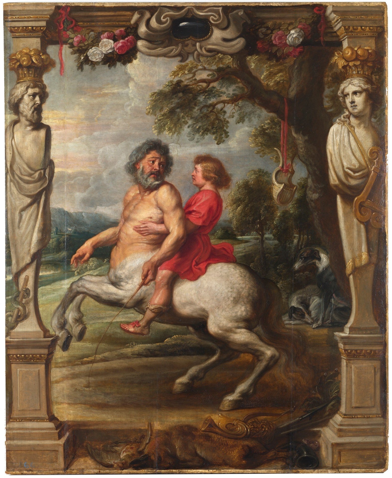 La educación de Aquiles Peter Paul Rubens