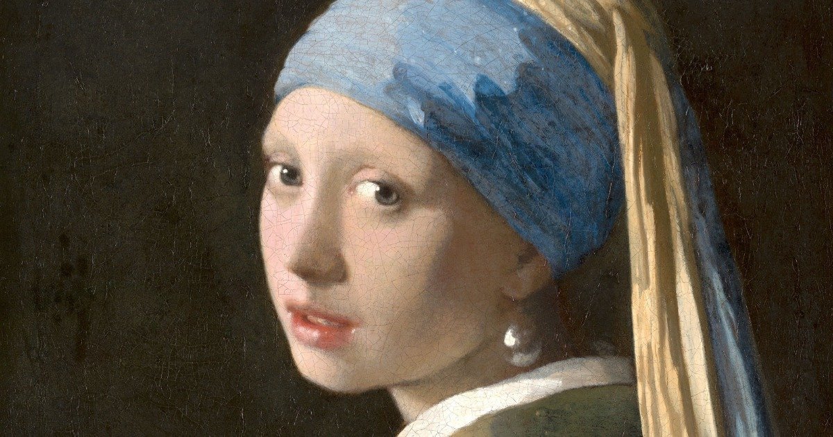 Retrato de una niña en un sombrero azul, 1881