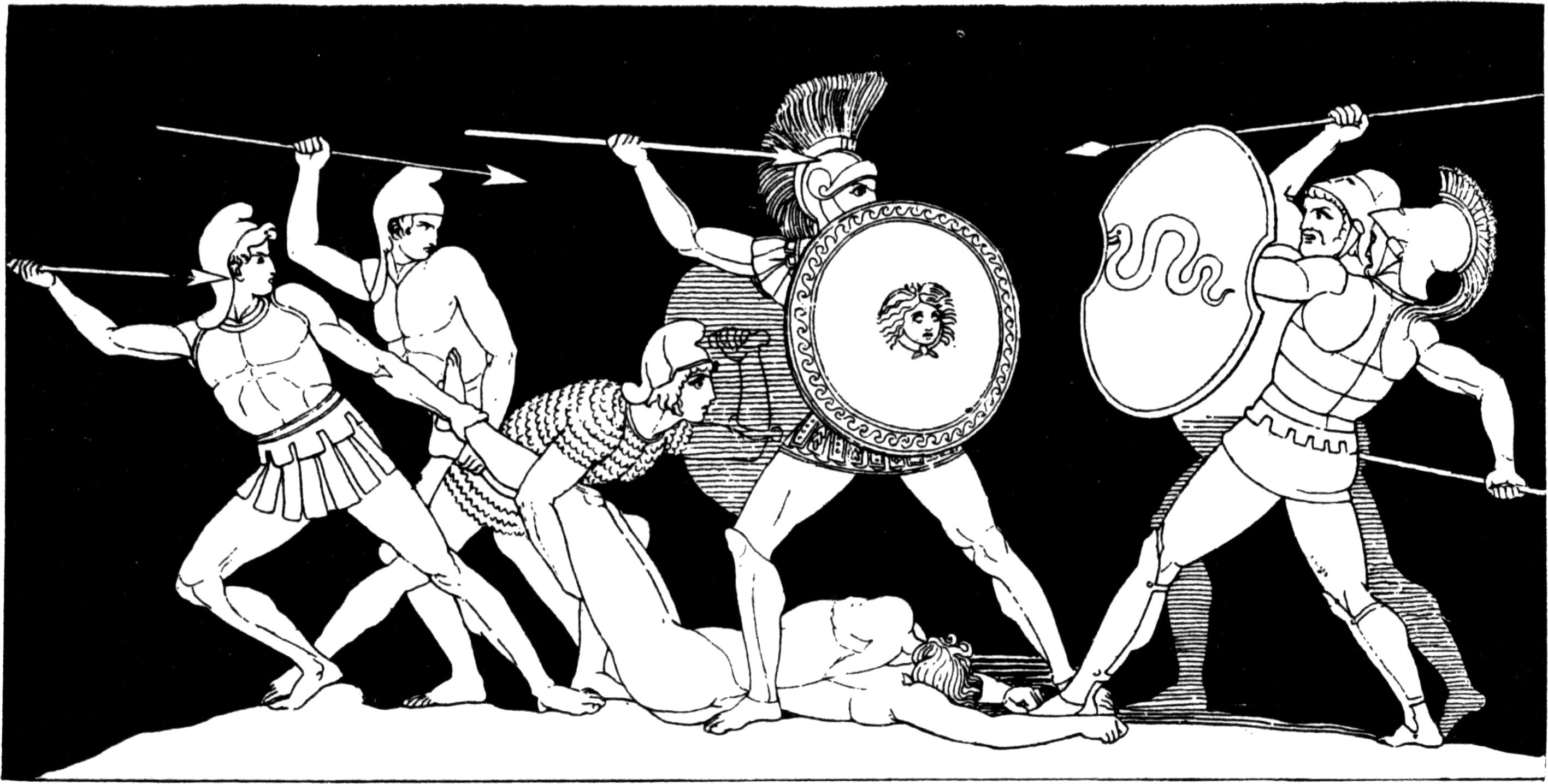 La lucha por el cuerpo de Patroclo Church 1892