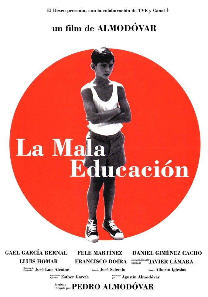 La mala educación cartel.