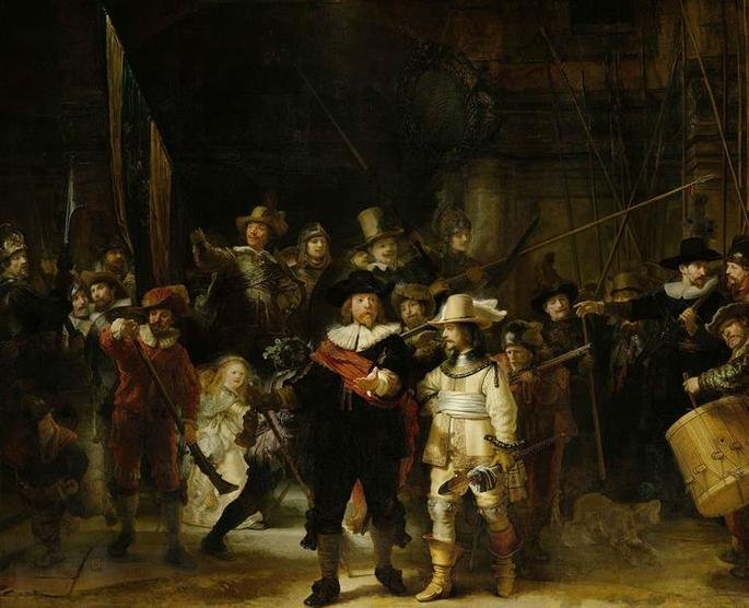 La ronda de noche (1642) - Rembrandt
