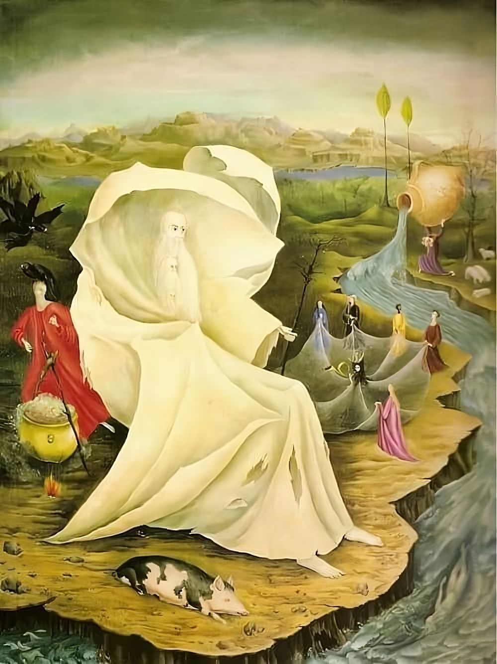 La tentacion de San Antonio-Leonora Carrington