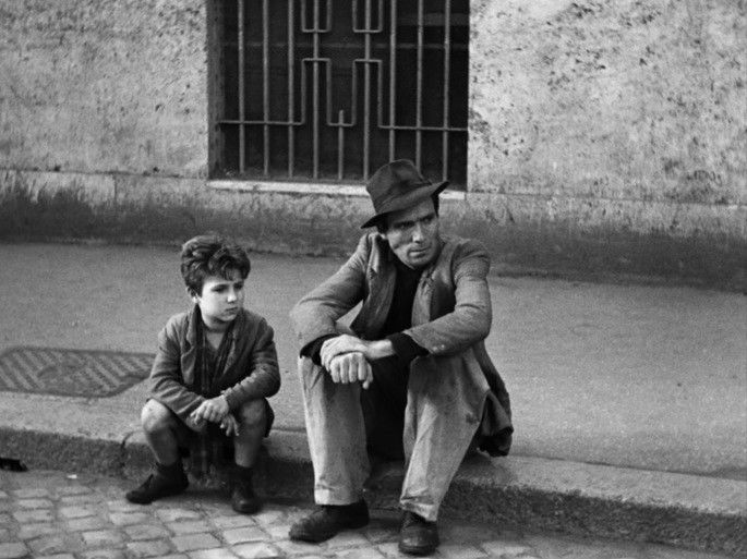 Fotograma de la película Ladrón de Bicicletas