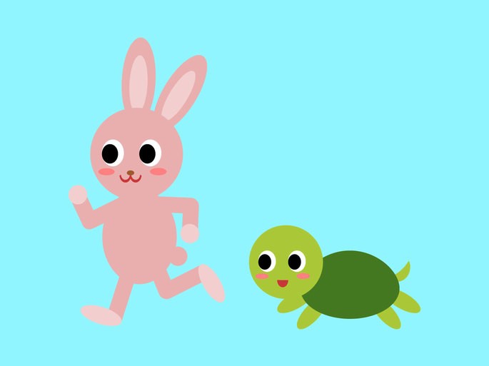 Conejo y tortuga