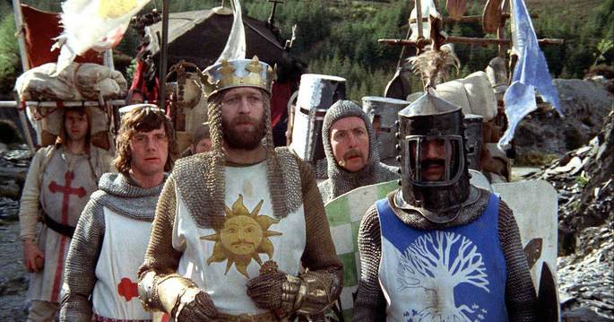 Fotograma de la película Los caballeros de la mesa cuadrada