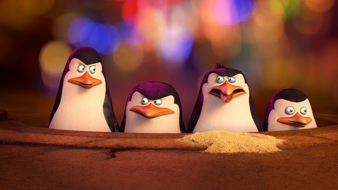 Fotograma de la película Los pingüinos de Madagascar