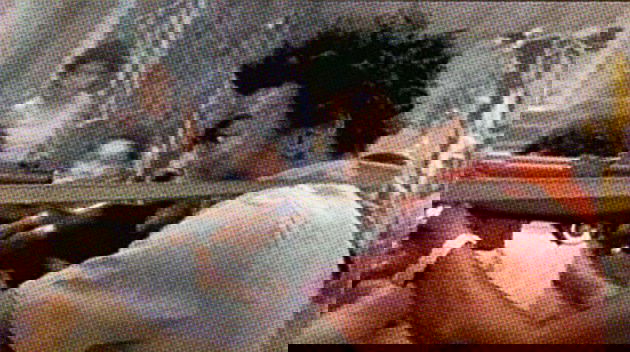 Mané Gallina disparando.