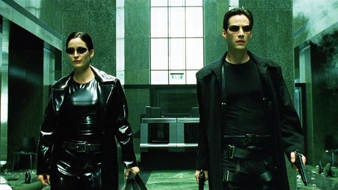 Fotograma de la película Matrix