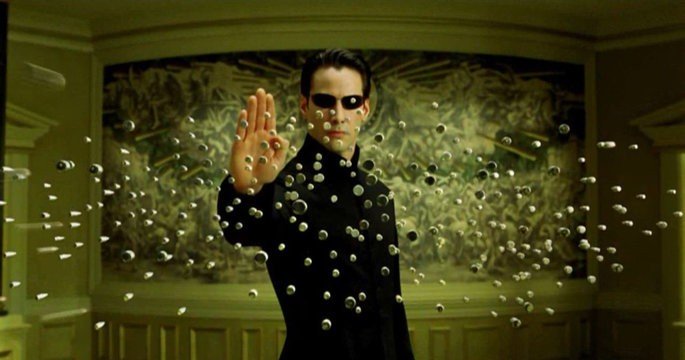 Fotograma de la película Matrix