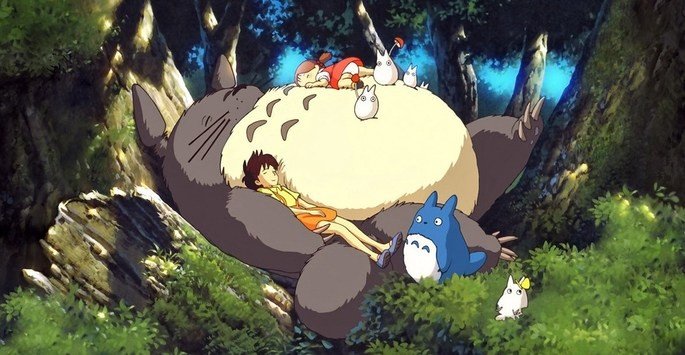 Fotograma de la película Mi vecino Totoro