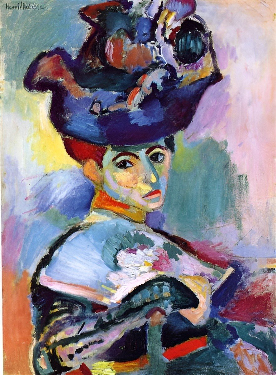 Mujer con sombrero (1905) - Henri Matisse