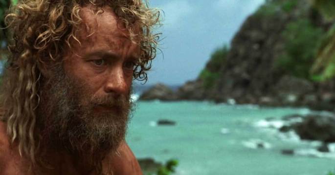 Fotograma de la película Naufrago