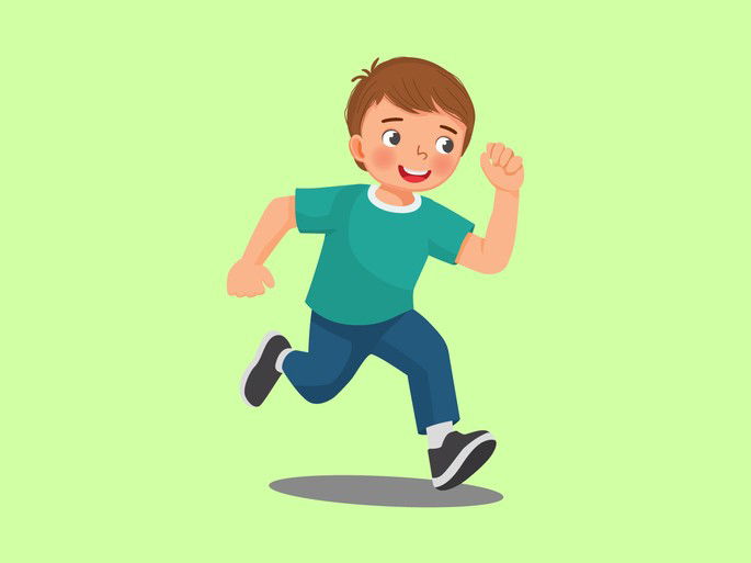 Niño corriendo