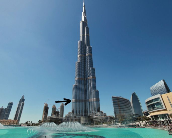 Imagen de los pisos mecánicos del Burj Khalifa