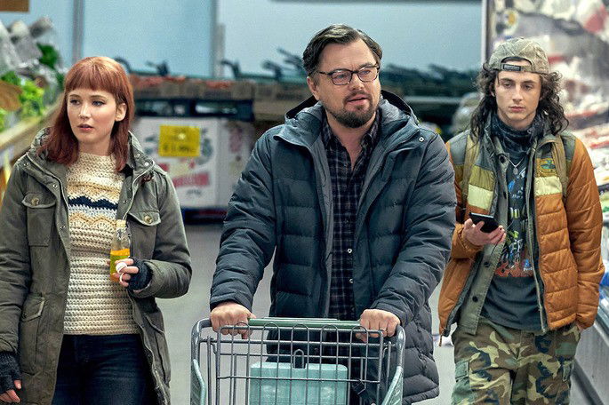 Fotograma de la película No mires arriba