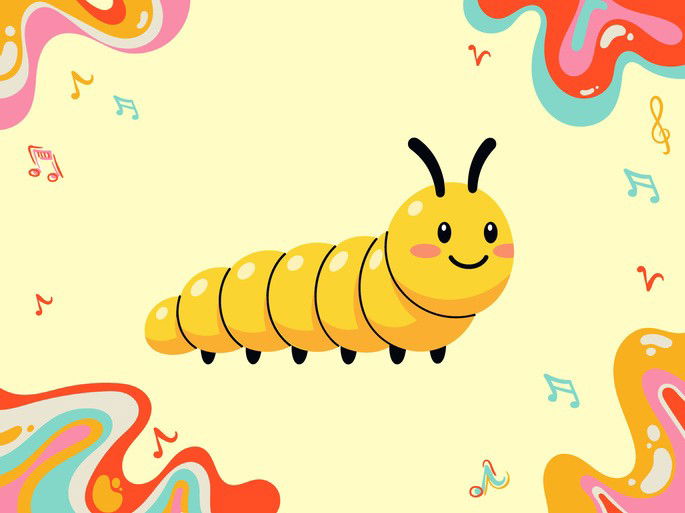 Oruga amarilla canciones infantiles