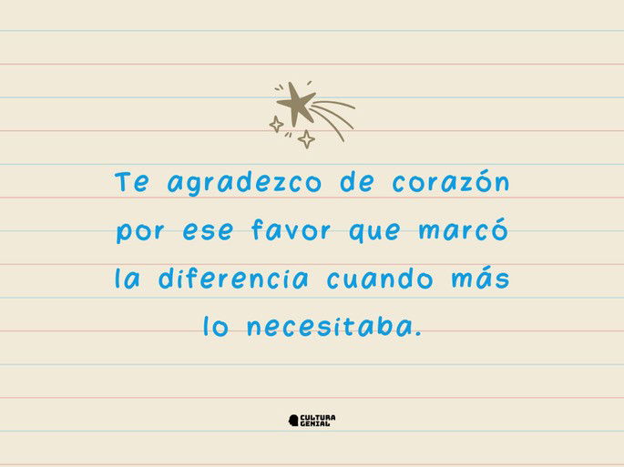 Palabras de agradecimiento 1