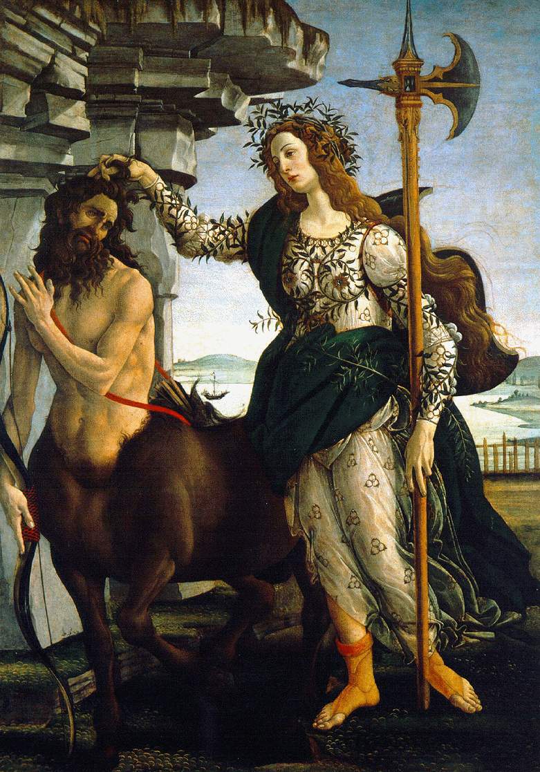 Palas y el centauro