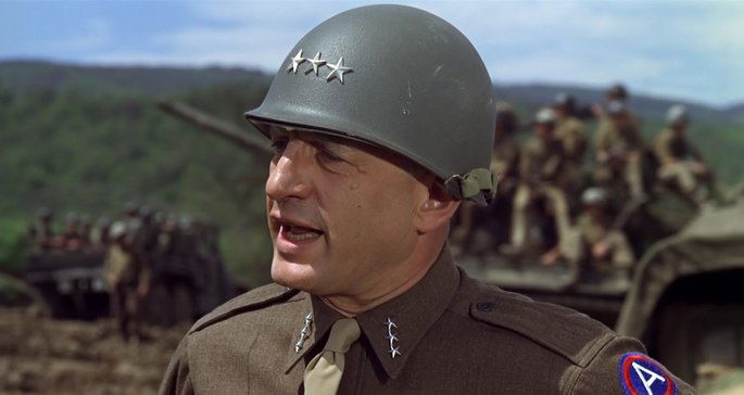 Fotograma de la película Patton