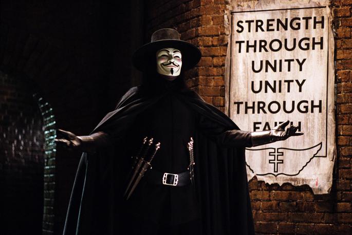 Personaje de V en la película V de Vendetta