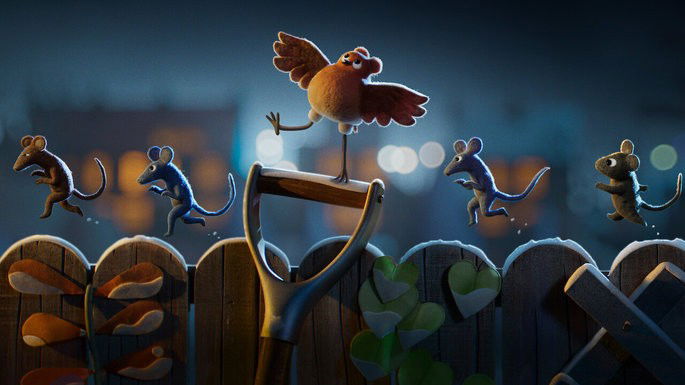 Fotograma de la película Peti Roja