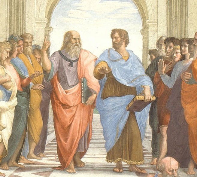 Platón y Aristóteles en la Academia