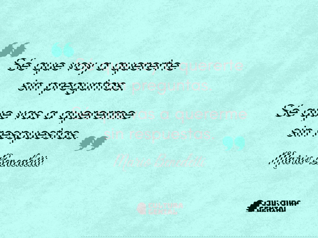 Frase de Mario Benedetti