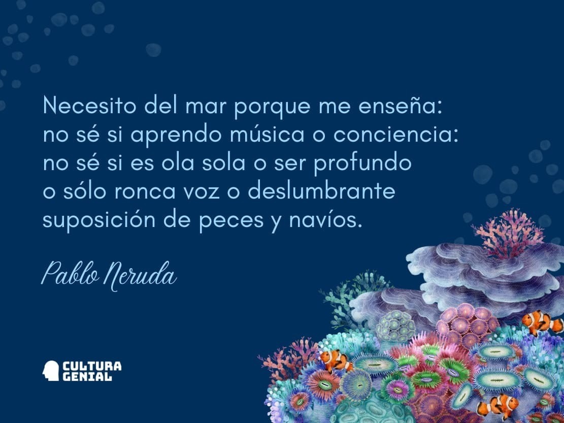 Poema mar Neruda