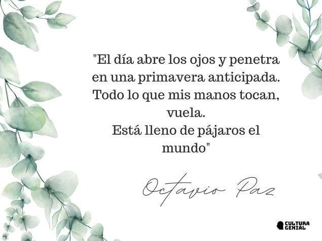 Poema primavera Octavio Paz