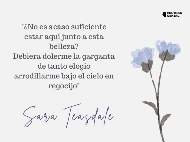 Poema primavera Sarah Teasdale