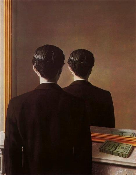 Prohibida la reproducción de René Magritte, 1937