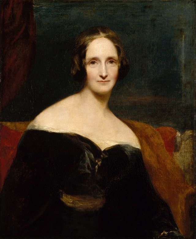 Retrato de Mary Shelley