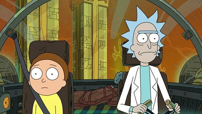 Fotograma de la serie Rick y Morty