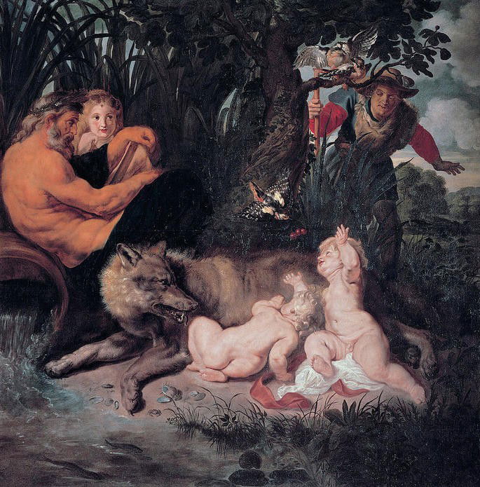 Rómulo y remo Rubens