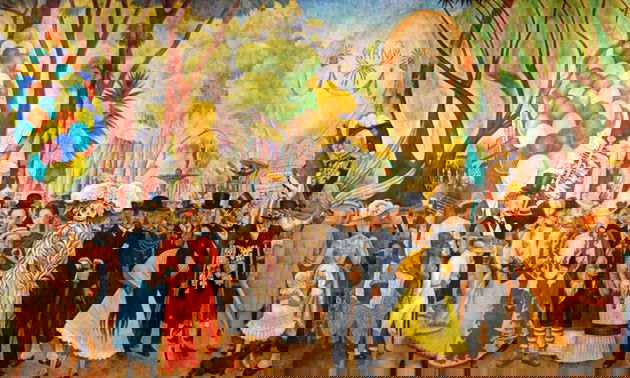 Sueño de una tarde dominical en la Alameda Central