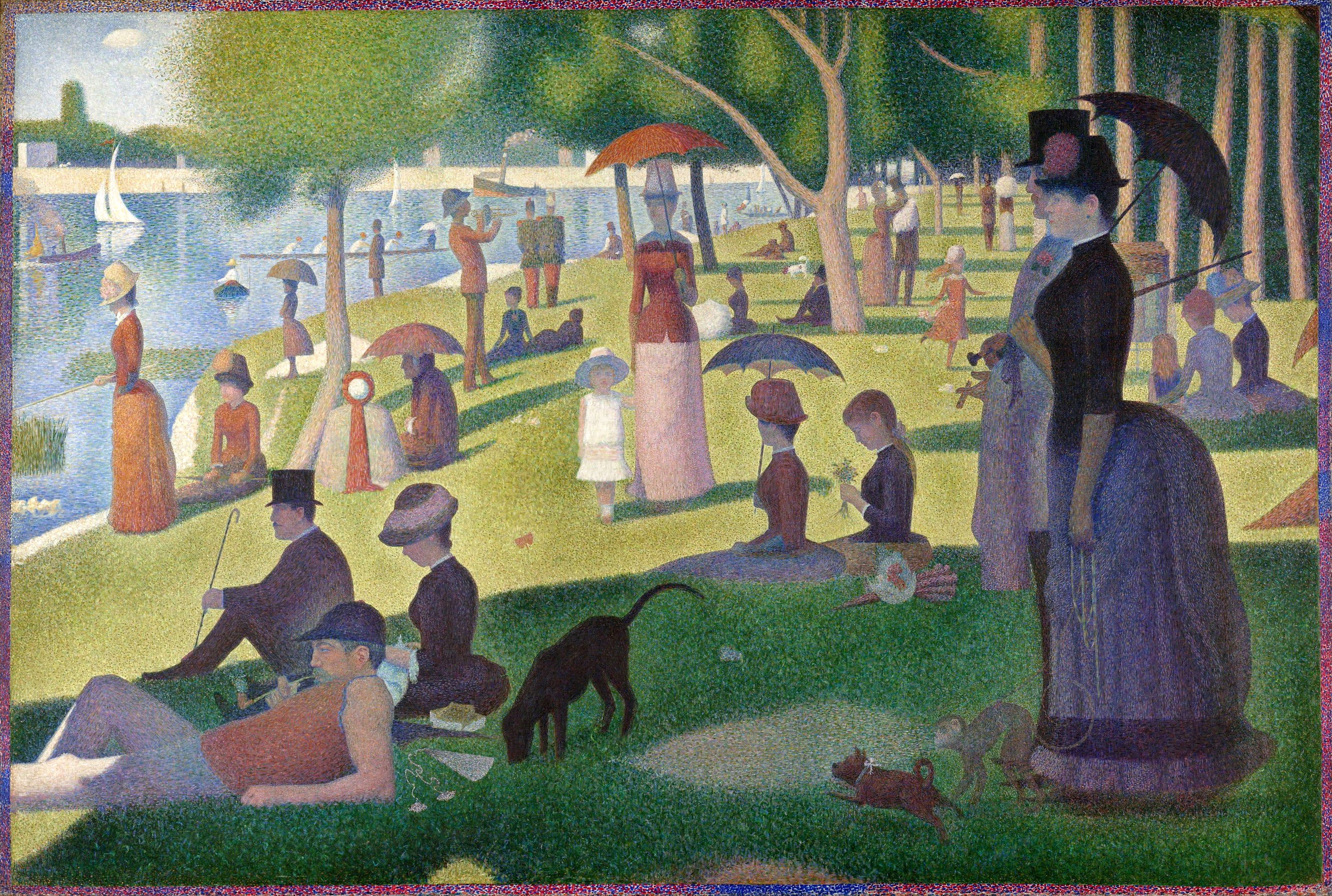 Tarde de domingo en la isla de la Grande Jatte