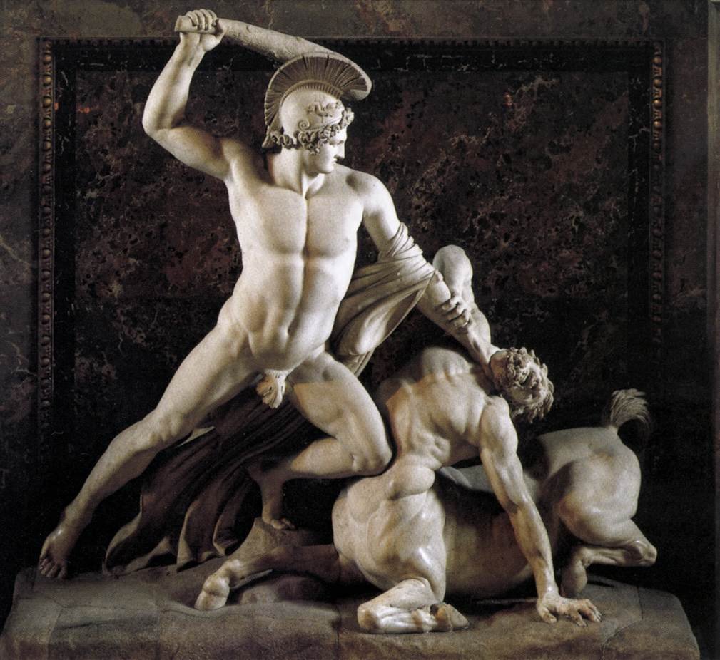 Teseo y el centauro - Antonio Canova