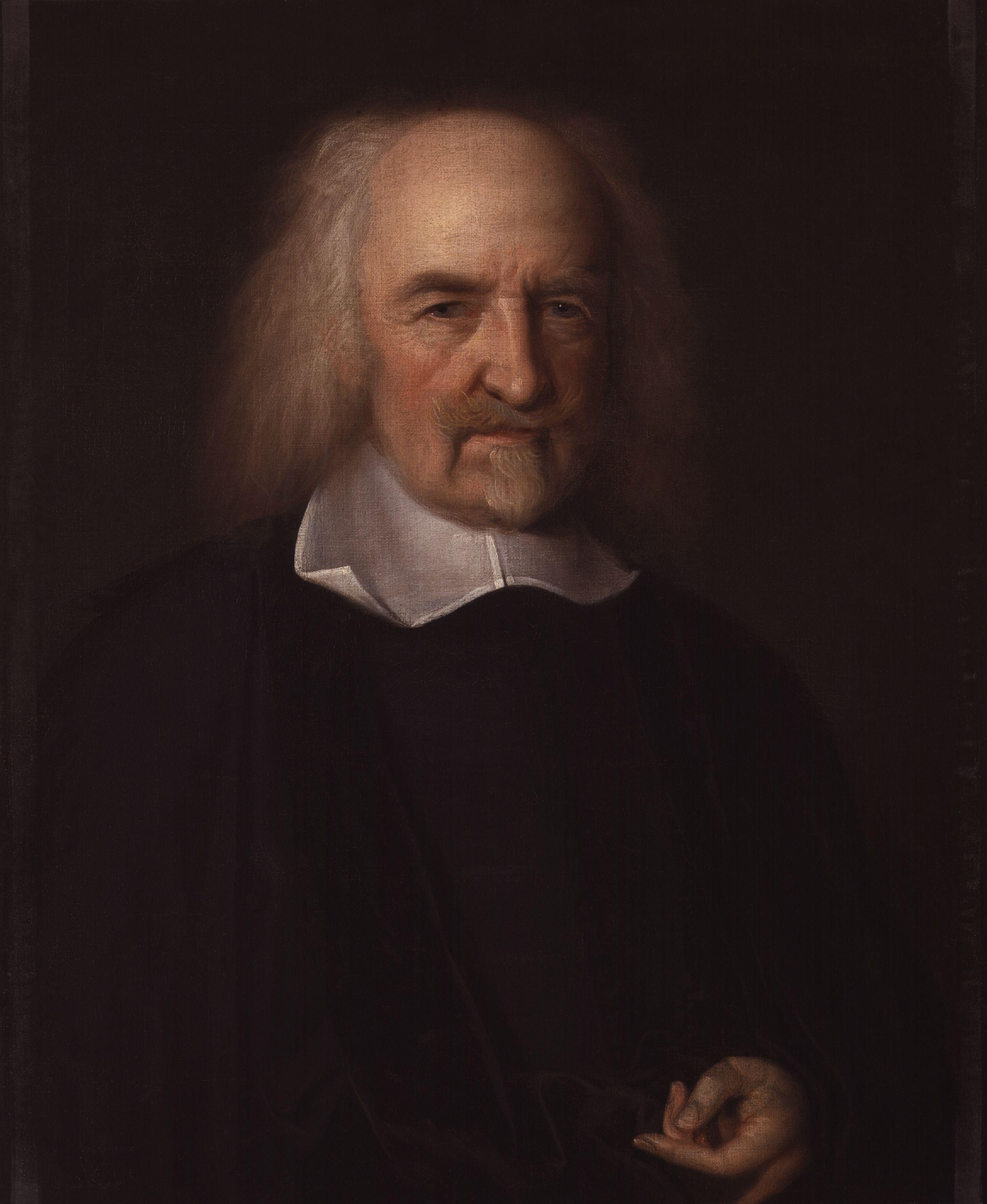Retrato de Thomas Hobbes por John Michael Wright