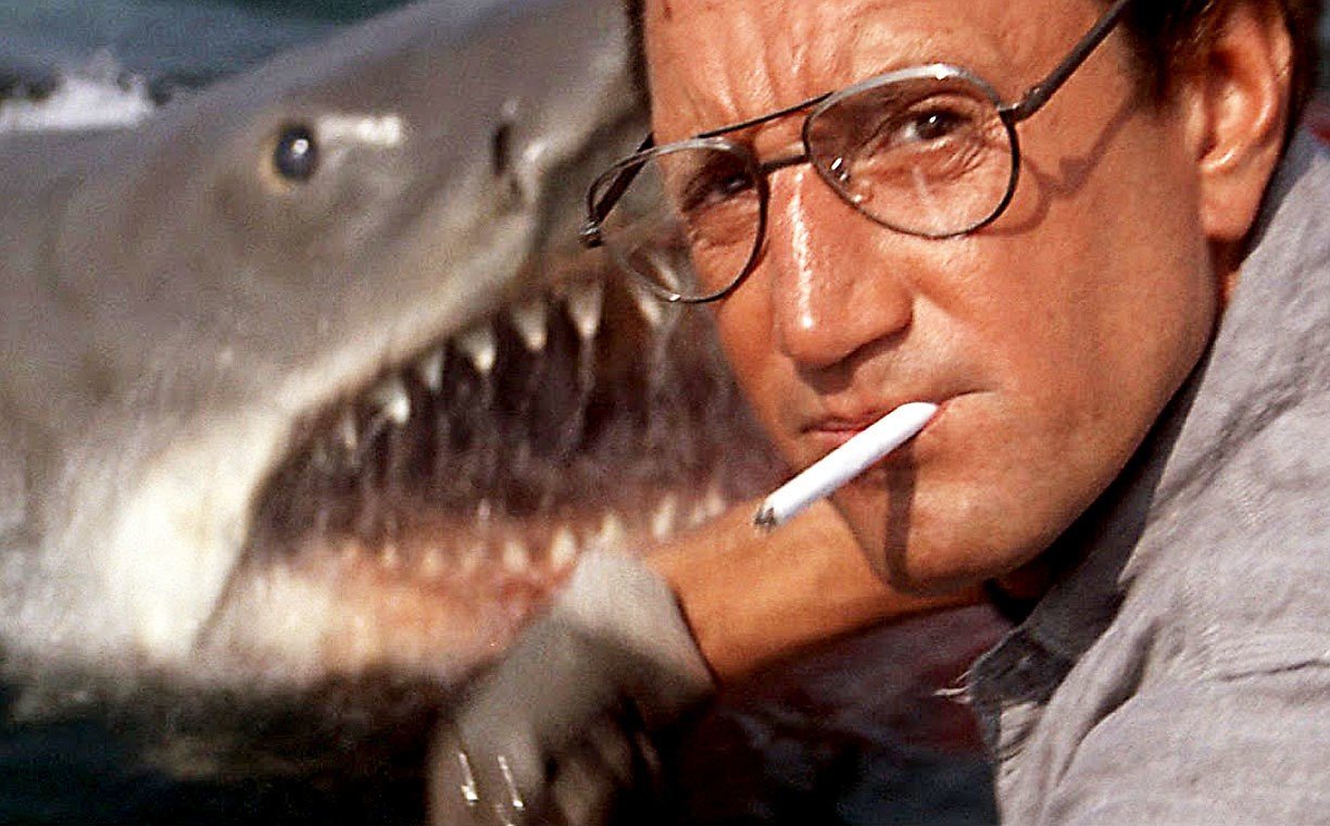 Fotograma de la película Tiburón de Spielberg
