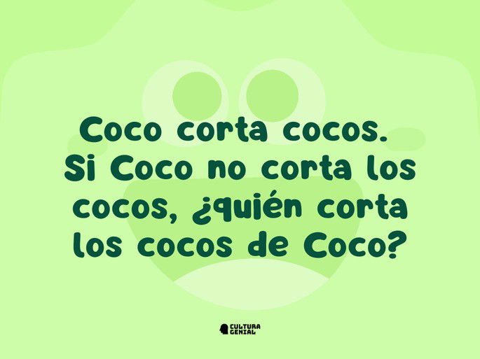 Trabalenguas para niños 3