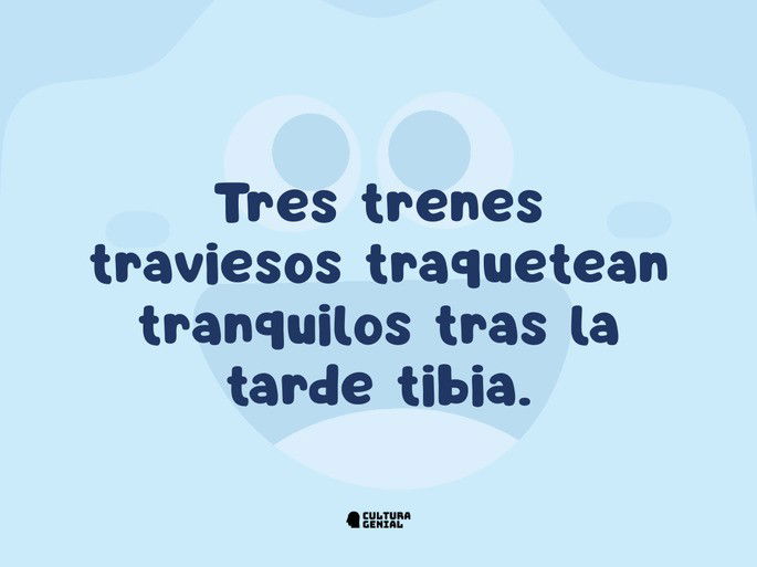 Trabalenguas para niños 9