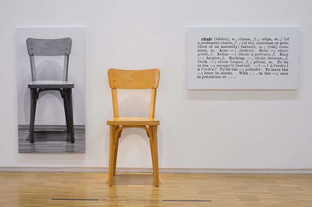 Una y tres sillas - Joseph Kosuth