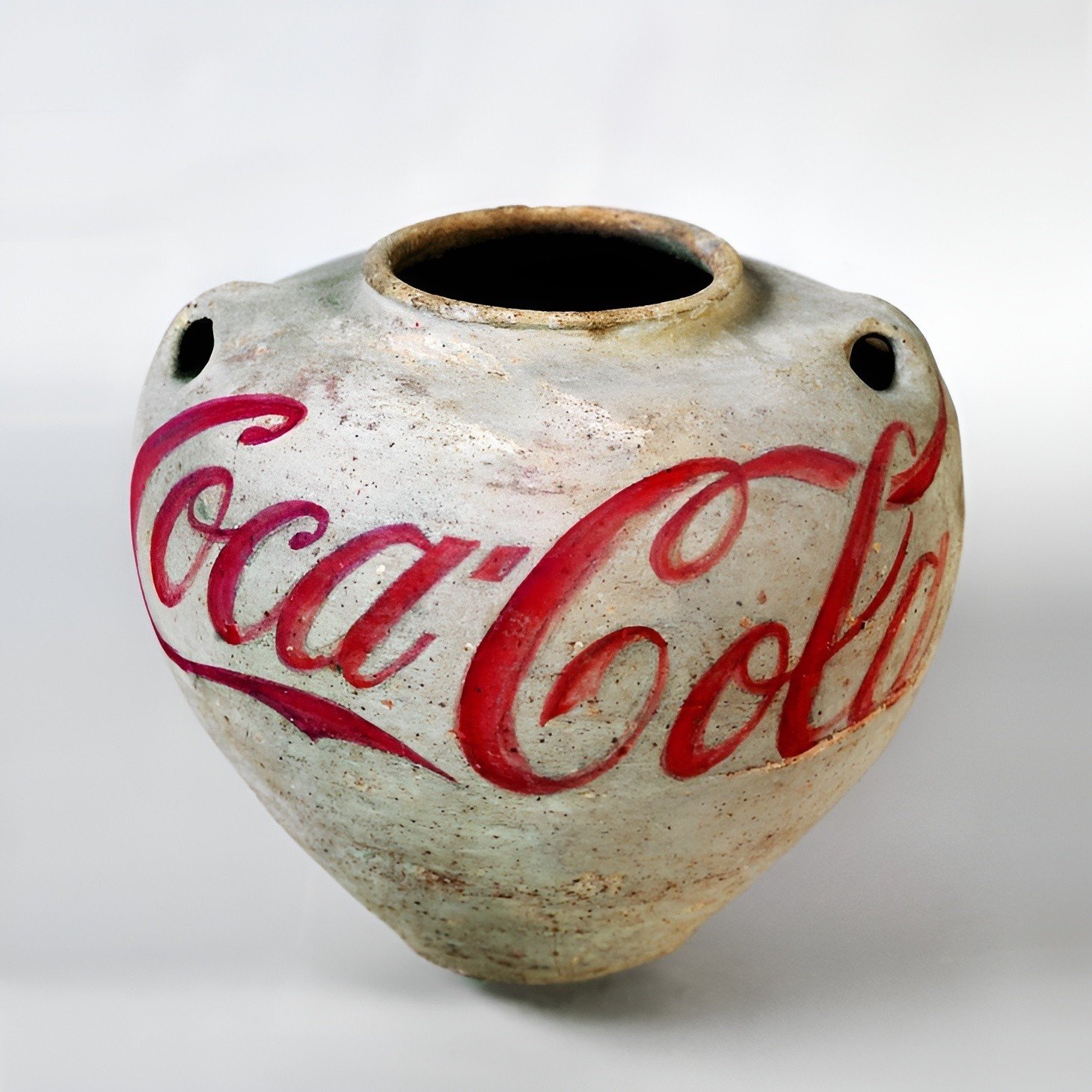 Urna de la dinastía Han con el logotipo de Coca-Cola - Ai Weiwei