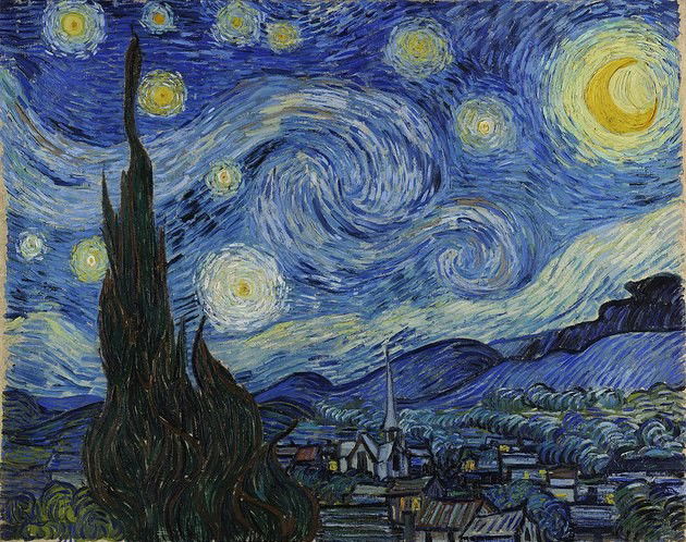 La noche estrellada de Vincent van Gogh