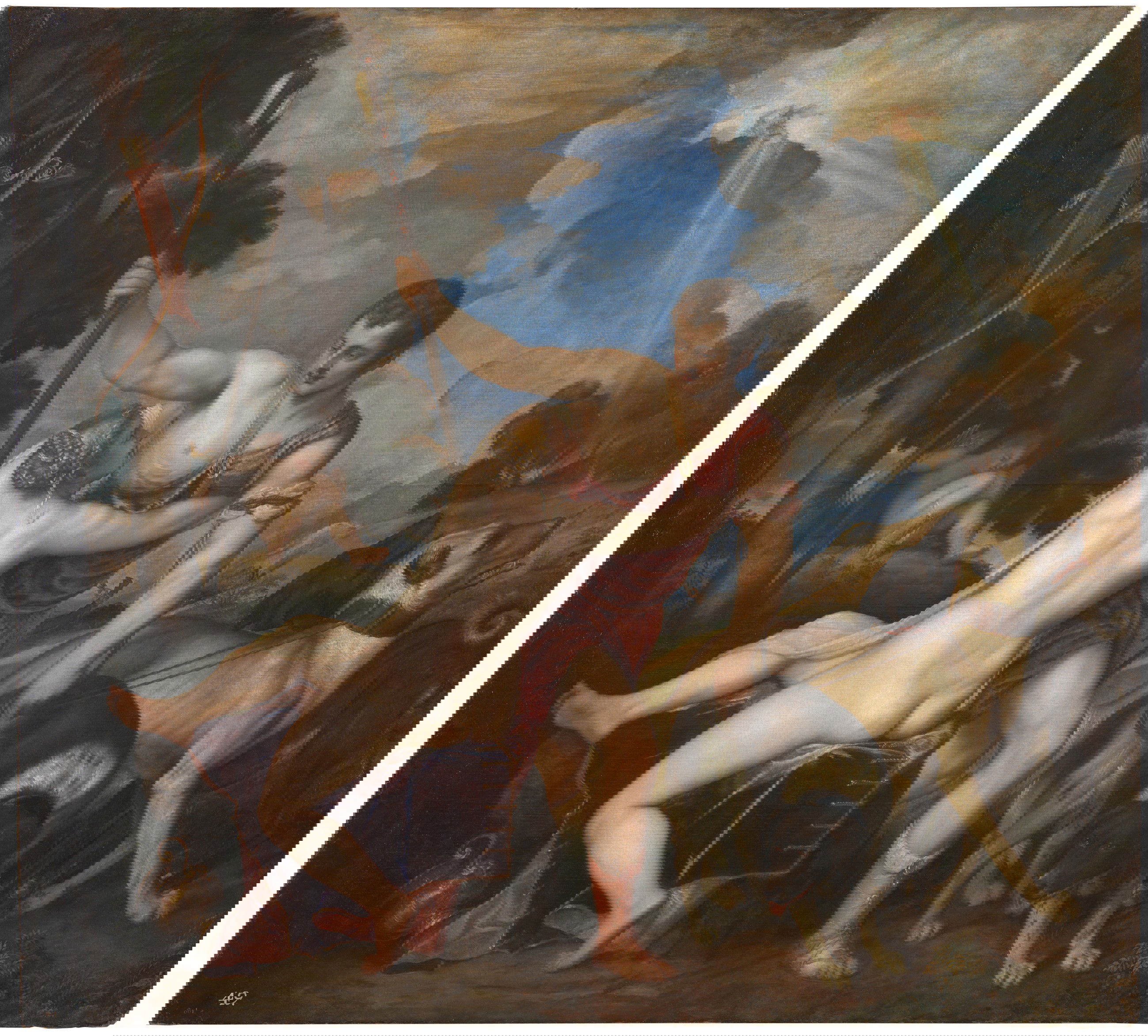 Venus y Adonis Tiziano