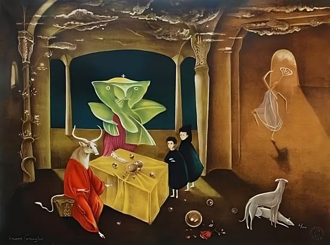 Y entonces vimos a la hija del minotauro-Leonora Carrington