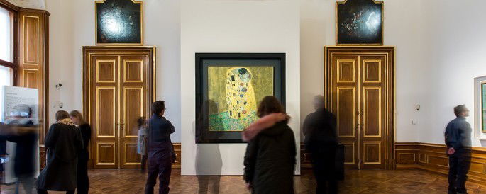 O quadro faz parte do acervo do Belvedere Palace Museum situado em Viena.
