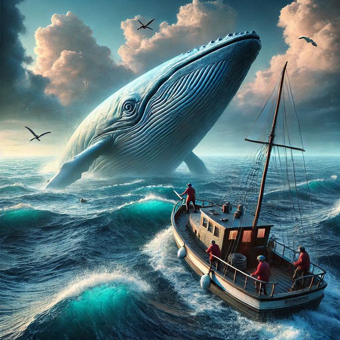 Ilustração para Moby Dick.