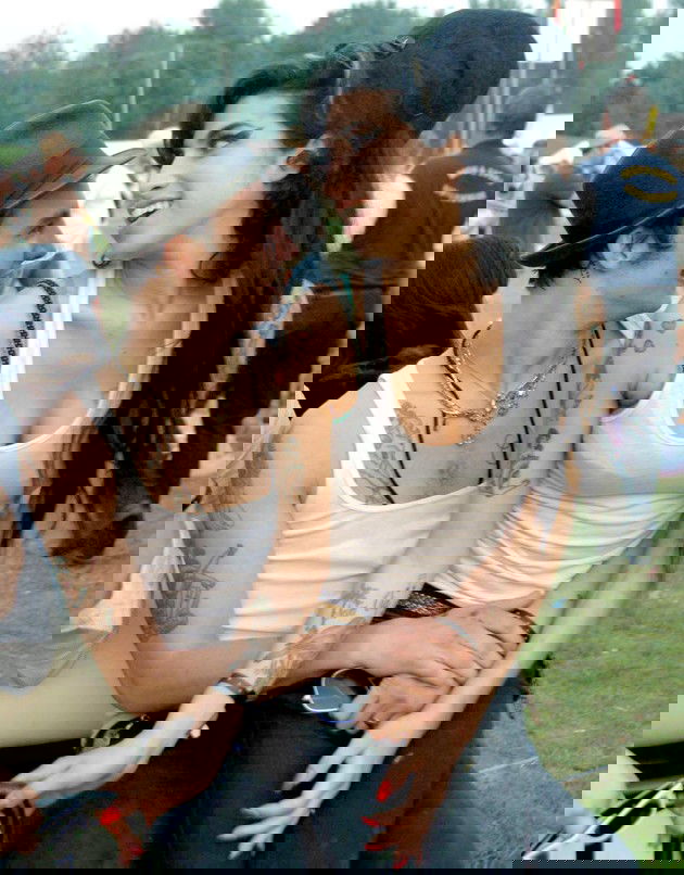 Retrato de Amy e Blake.