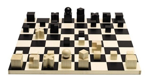 Tabuleiro de xadrez.